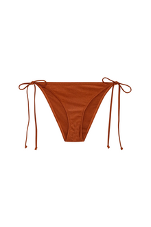 String Bikini Briefs | Copper Brown