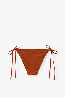 String Bikini Briefs | Copper Brown