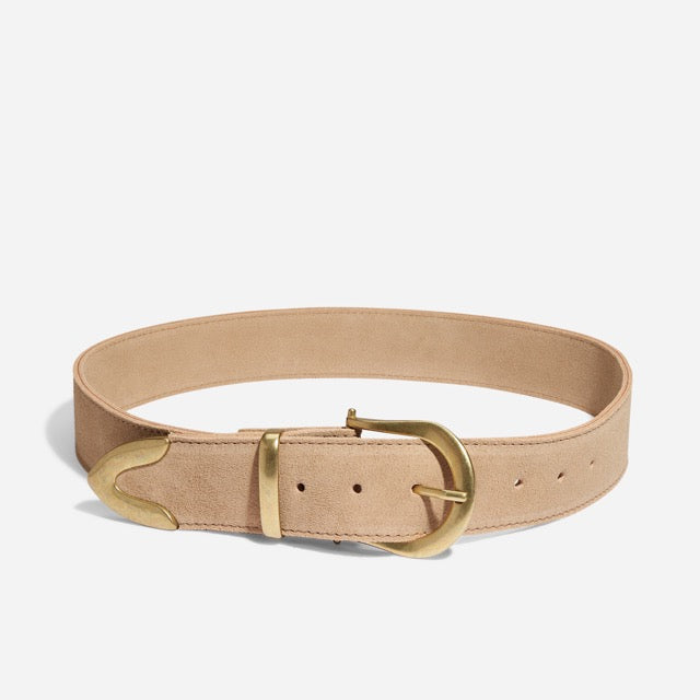 Bonnie Belt | Linen Suede