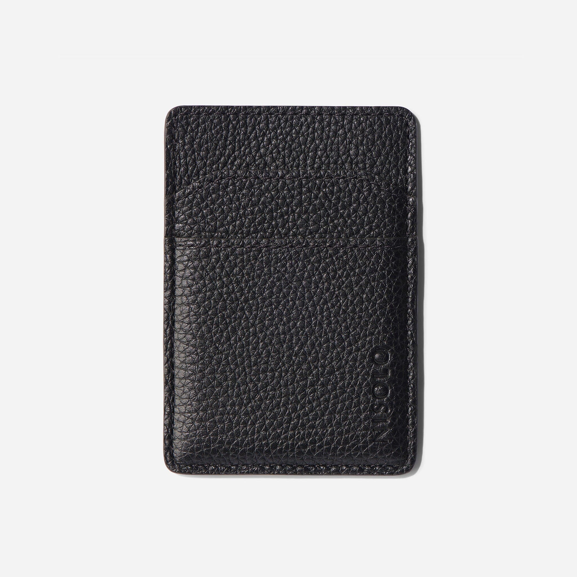 Nico Card Case Wallet Black Nisolo
