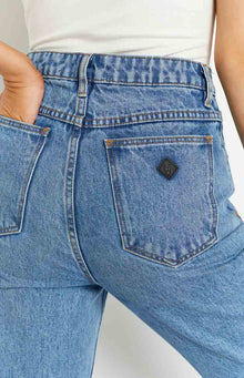 ABRAND A 94 High Straight Georgia Rip Jeans | Blue