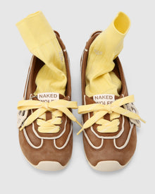 Womens | Absolute Wash/Leather Flat | Tan/Vanilla