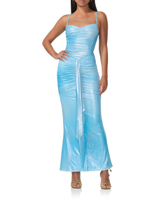 Azula Metallic Dress | Bluefish Ombre