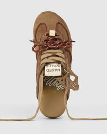 Womens | Admire Suede Sneaker | Khaki