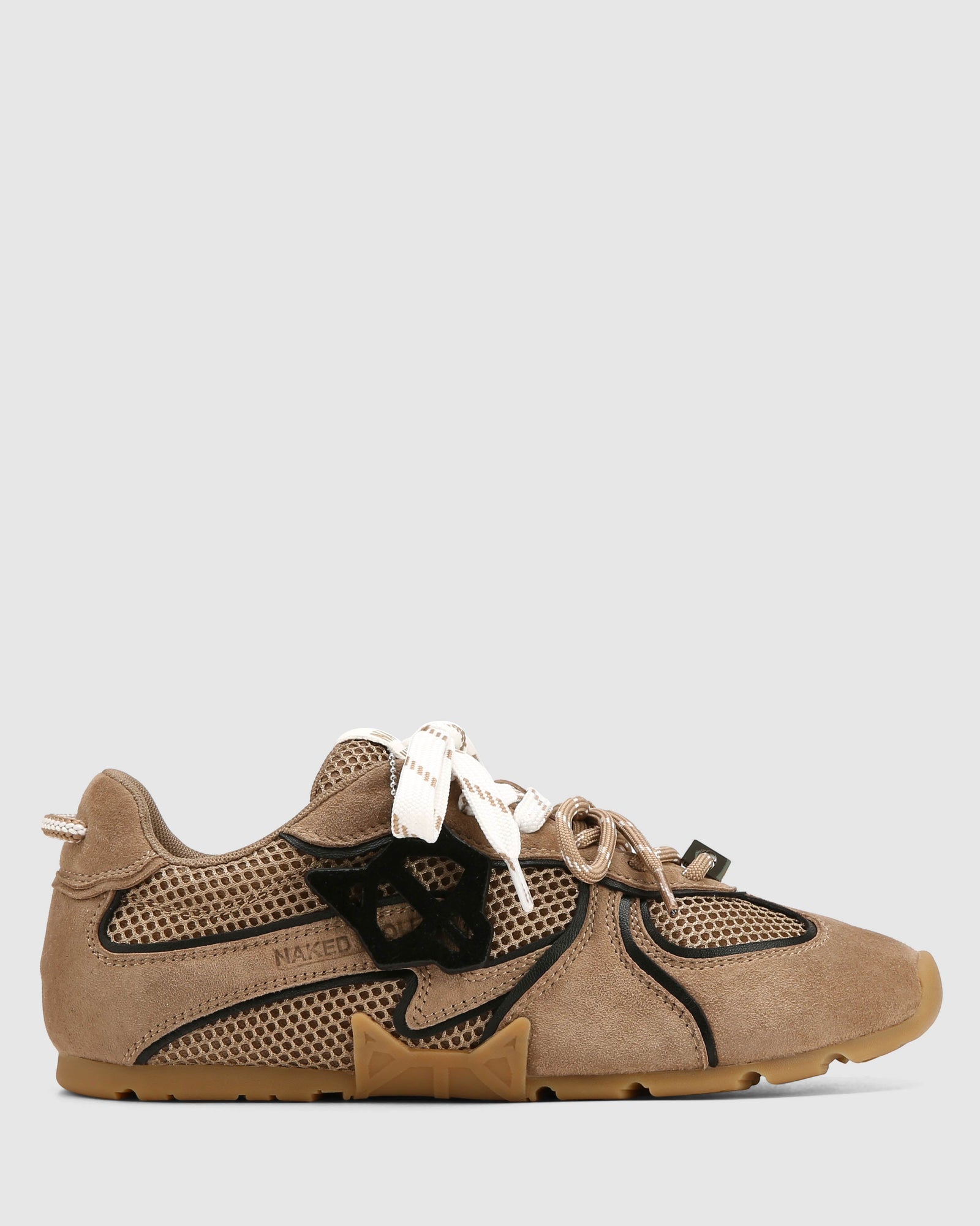 Womens | Adored Suede Sport Sneaker | Taupe