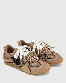 Womens | Adored Suede Sport Sneaker | Taupe