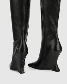 Womens | Adriana Leather Boot | Black