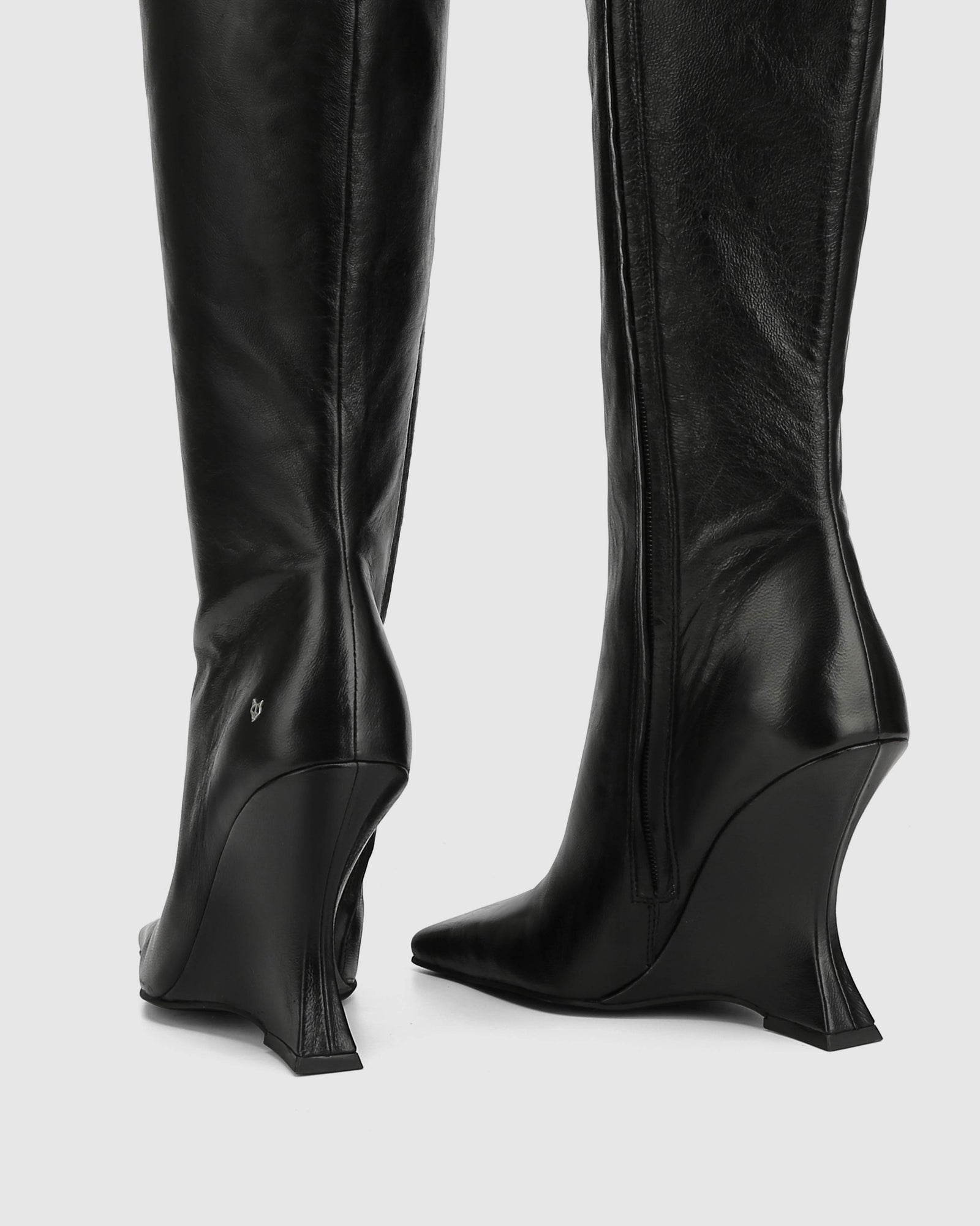 Womens | Adriana Leather Boot | Black
