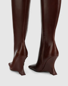 Womens | Adriana Leather Boot | Brown