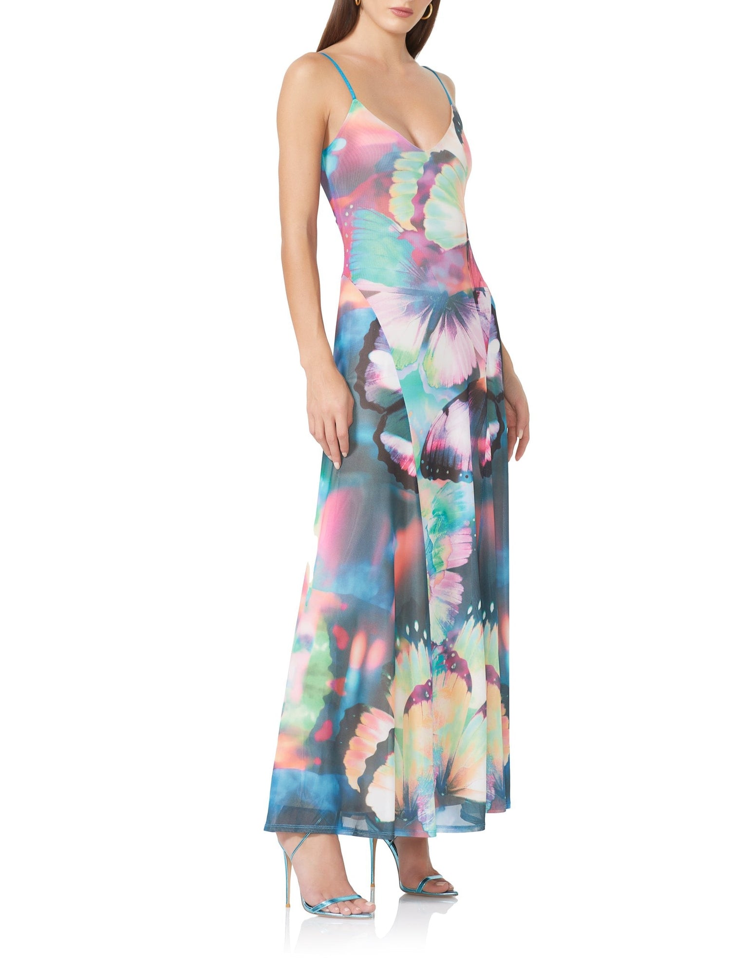 Ridley Maxi Dress | Abstract Butterfly