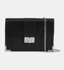 Medium Emily Pouch In Leather | Women | Black