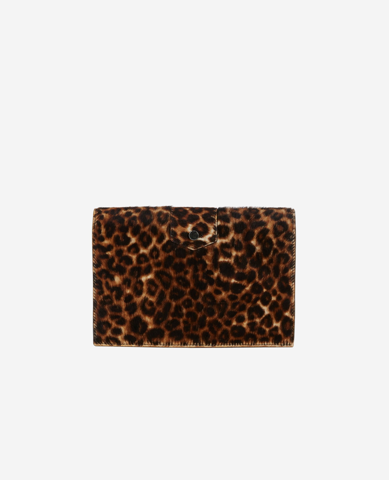 Medium Emily Pouch In Print Leather | Women | Leopard