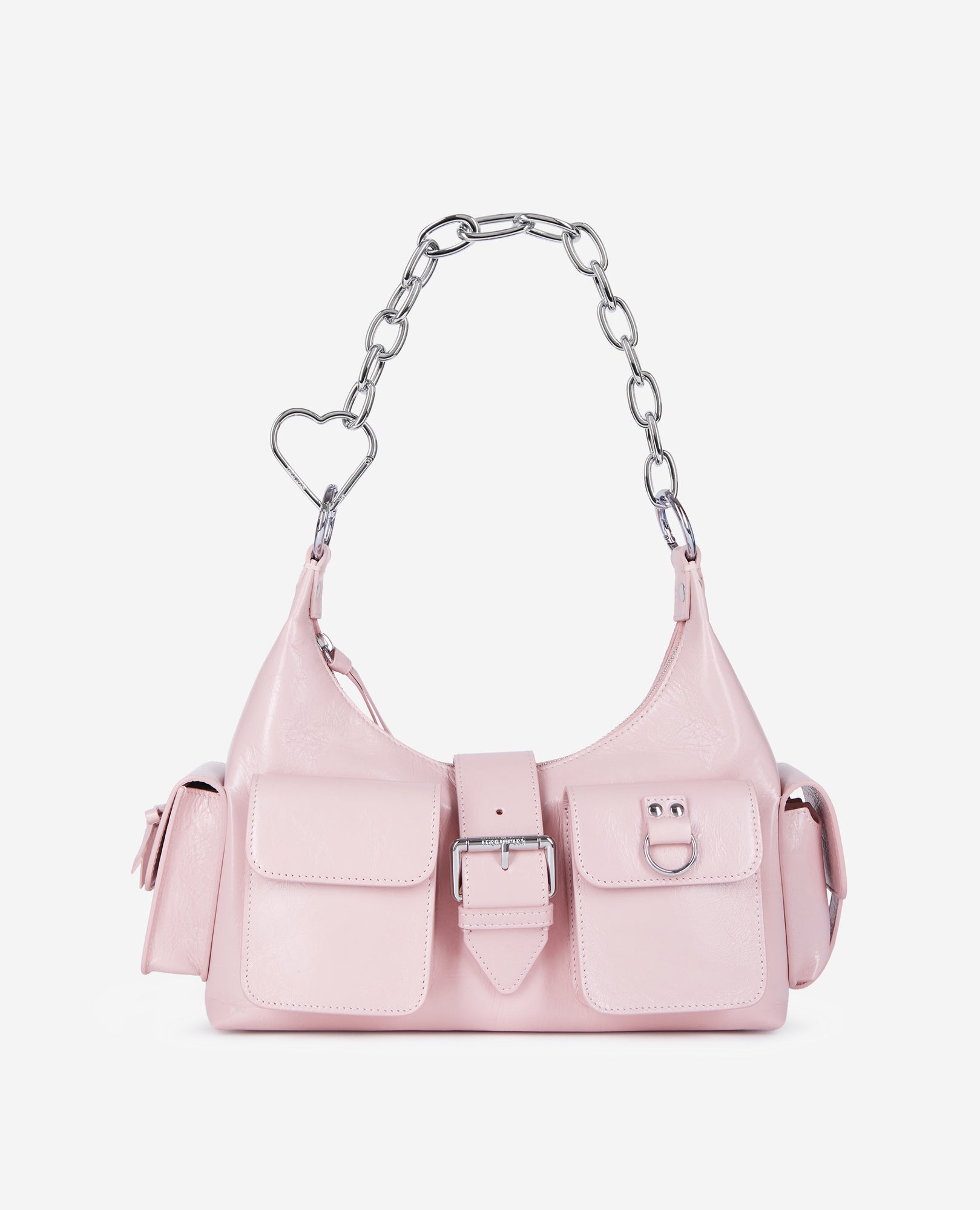 Vintage Treatment Leather Amelia Chain Bag | Women | Pink