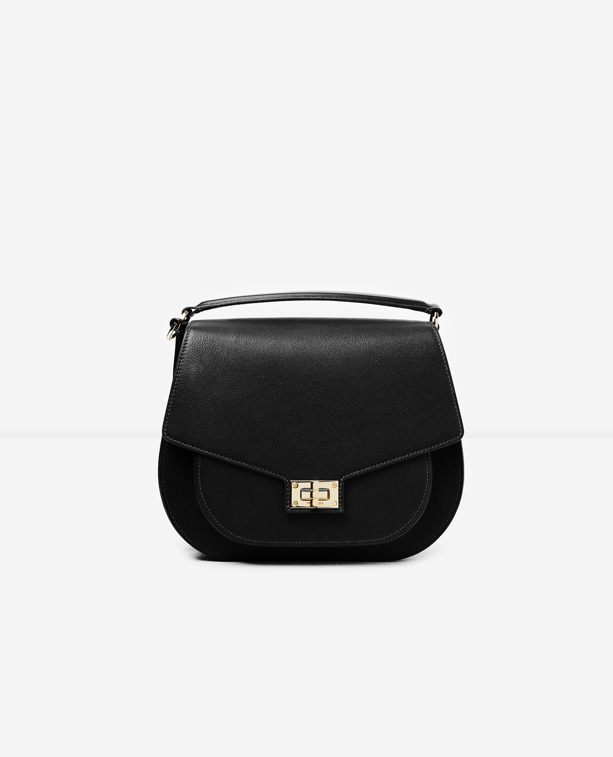 Hobo Maxi Leather Bag In | Women | Black