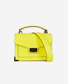 Small Emily Bag In Leather | Women | Yellow Acid