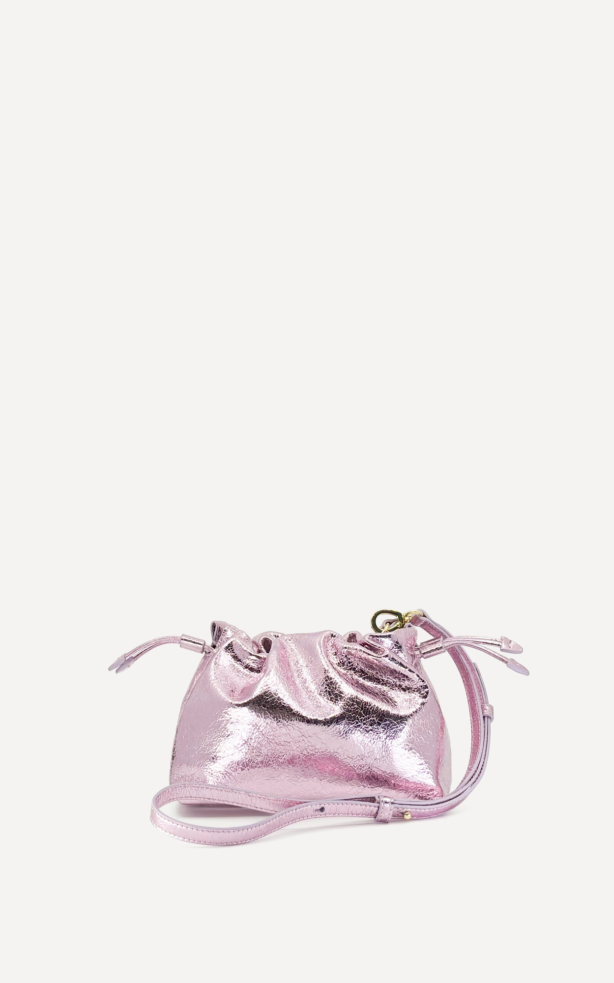 Alexandra Petite Drawstring | Pink Crinkle