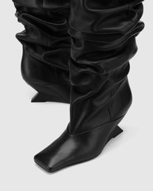 Womens | Allie Leather Boot | Black