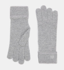 Cashmere Gloves | Women | Middle Grey Mel