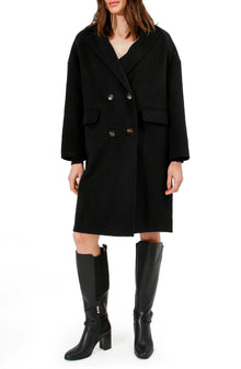 Amnesia Oversized Coat | Women | Black