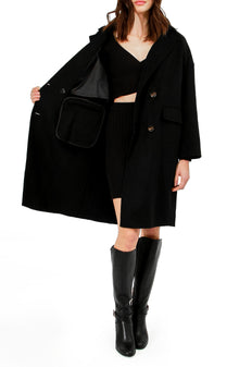 Amnesia Oversized Coat | Women | Black