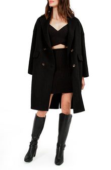 Amnesia Oversized Coat | Women | Black