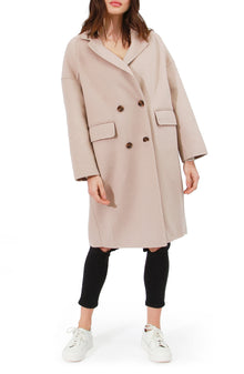 Amnesia Oversized Coat | Women | Sand