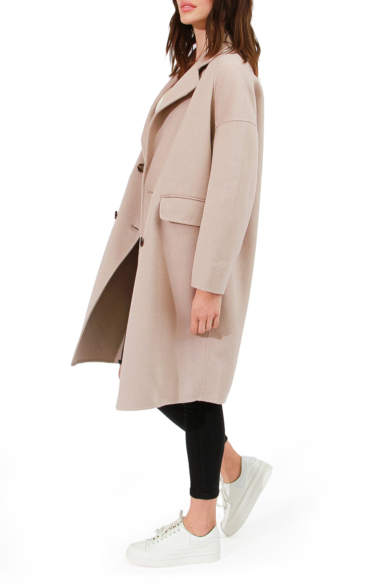 Amnesia Oversized Coat | Women | Sand