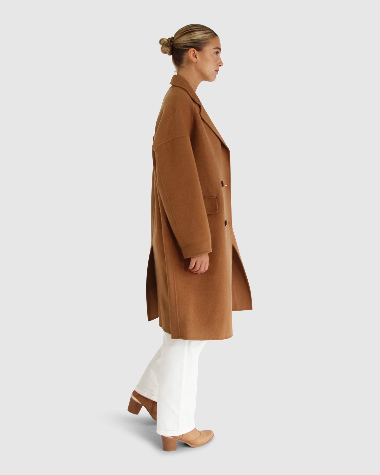 Amnesia Oversized Coat | Women | Brown