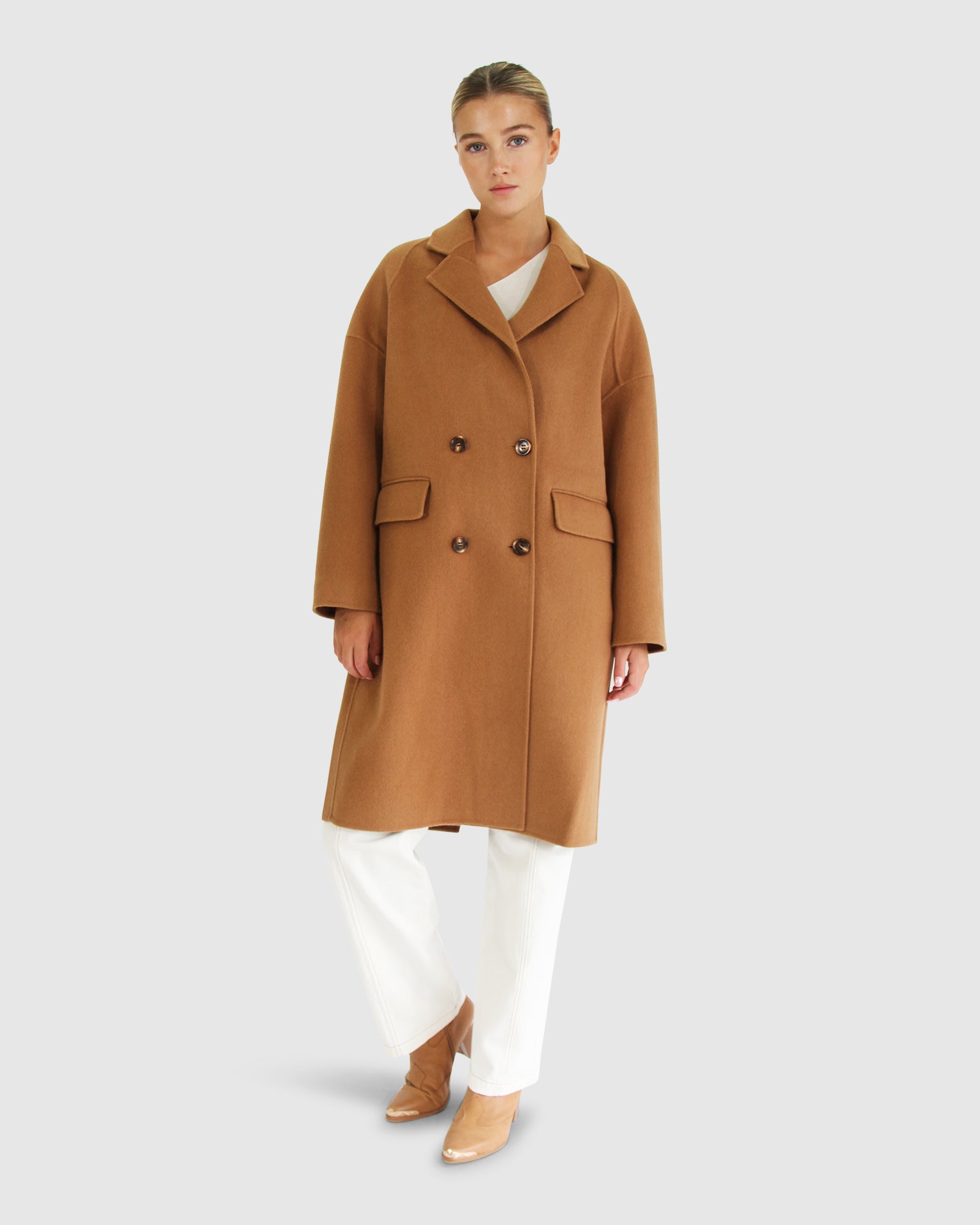 Amnesia Oversized Coat | Women | Brown