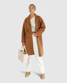 Amnesia Oversized Coat | Women | Brown