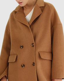 Amnesia Oversized Coat | Women | Brown