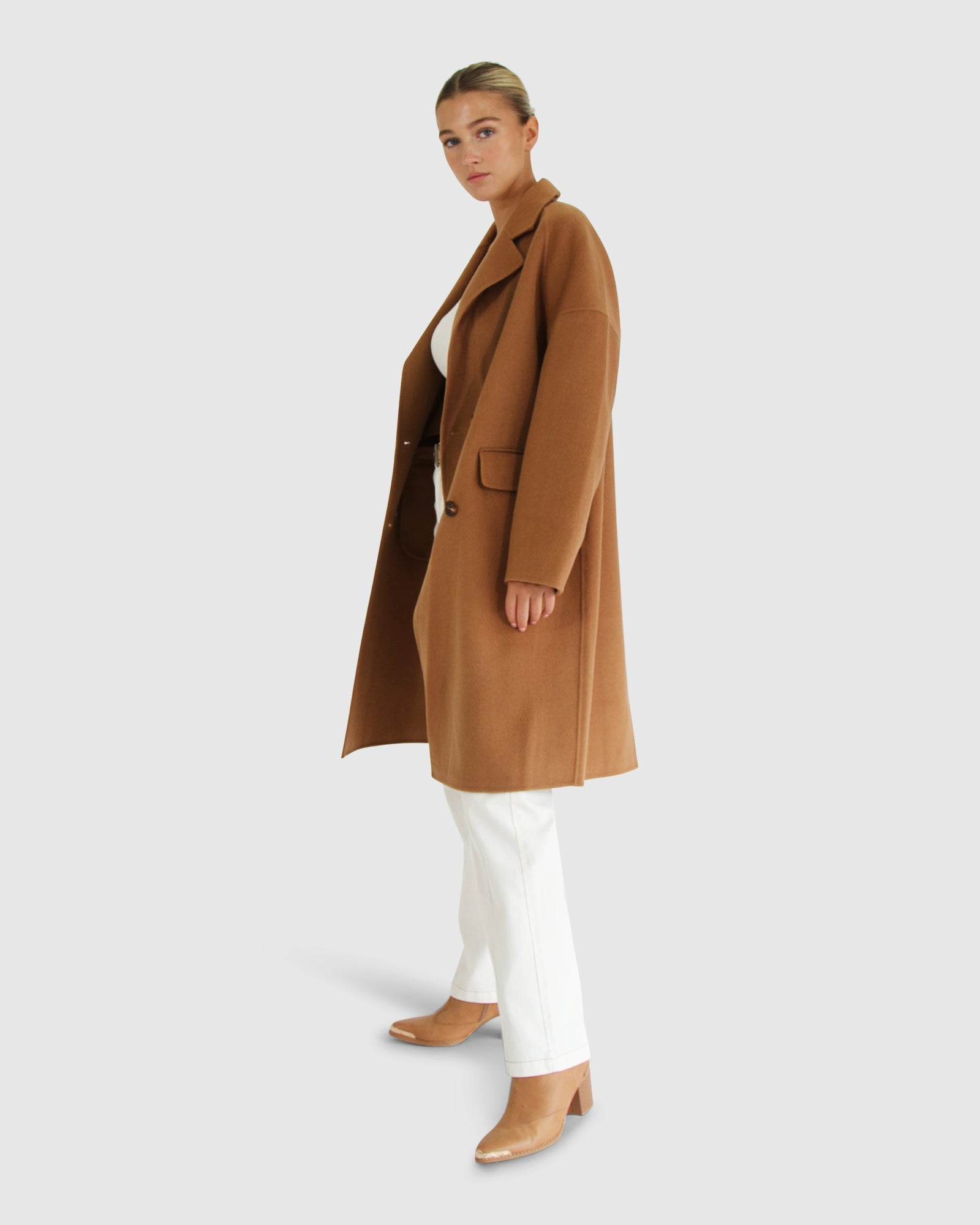 Amnesia Oversized Coat | Women | Brown