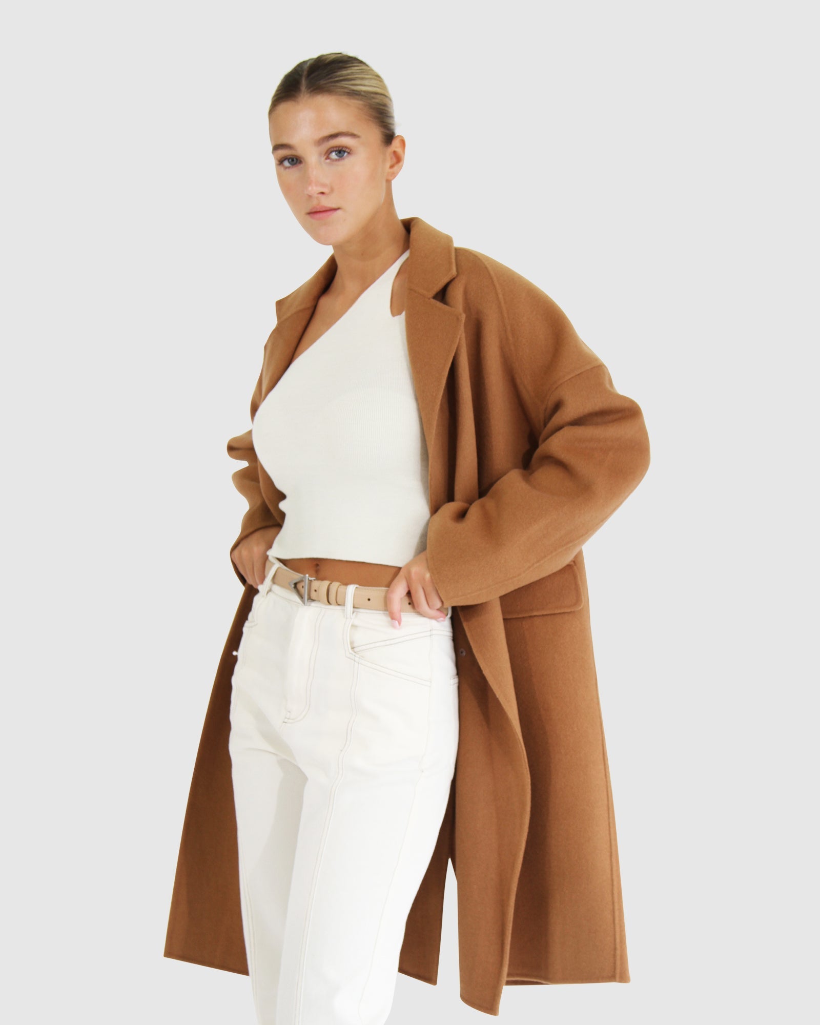 Amnesia Oversized Coat | Women | Brown