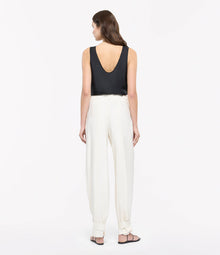 Another Tomorrow Silk Tank in Black – Silk Women's Top