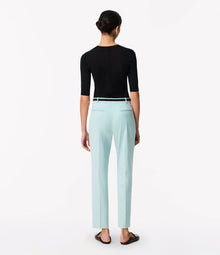 Another Tomorrow Peg Trouser in Mist – Wool Women's Trousers