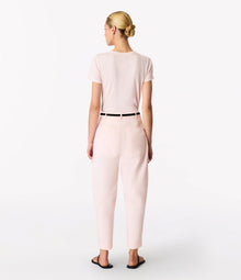 Another Tomorrow Curved Cargo Pant in Quartz – Cotton Women's Trousers