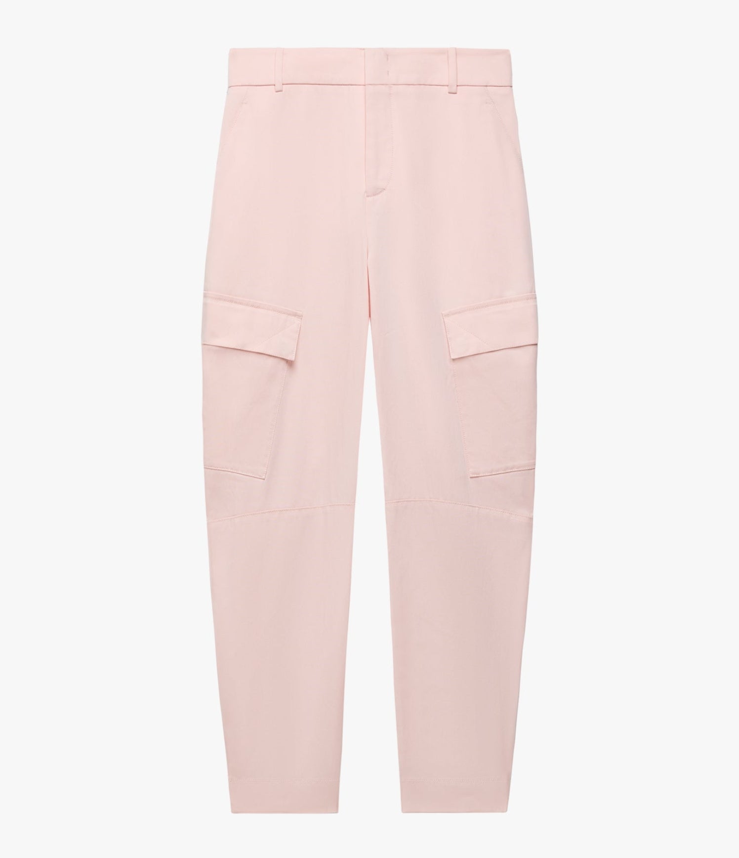 Another Tomorrow Curved Cargo Pant in Quartz – Cotton Women's Trousers