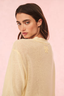 Applene Cashmere Cardigan | Limoncello