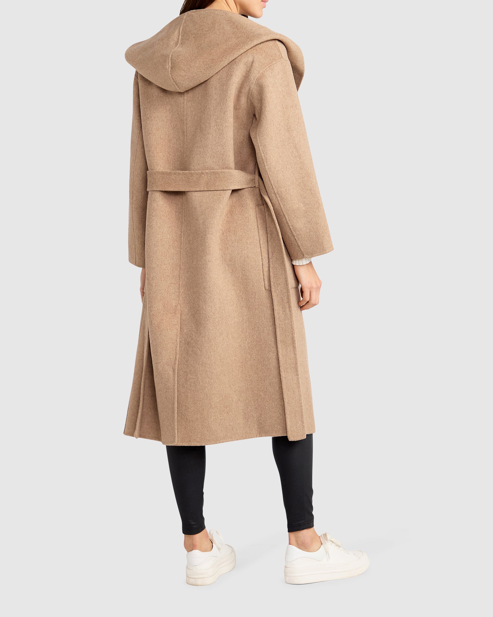 Arcadia Oversided Coat with Hood | Women | Oat