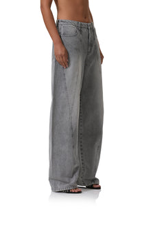 Archer Barrel Pant | Smoke Grey Wash