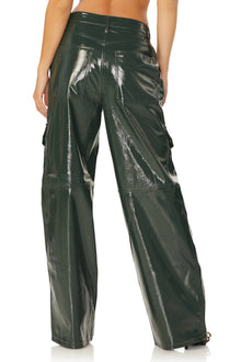 Wynn Wide Leg Cargo Pants | Hunter Green