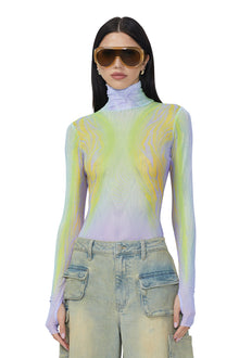 Zadie Top | Placed Citrus Swirl