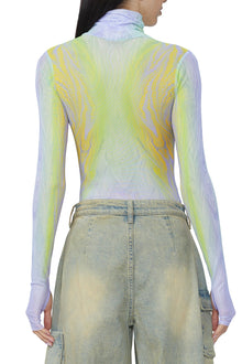 Zadie Top | Placed Citrus Swirl