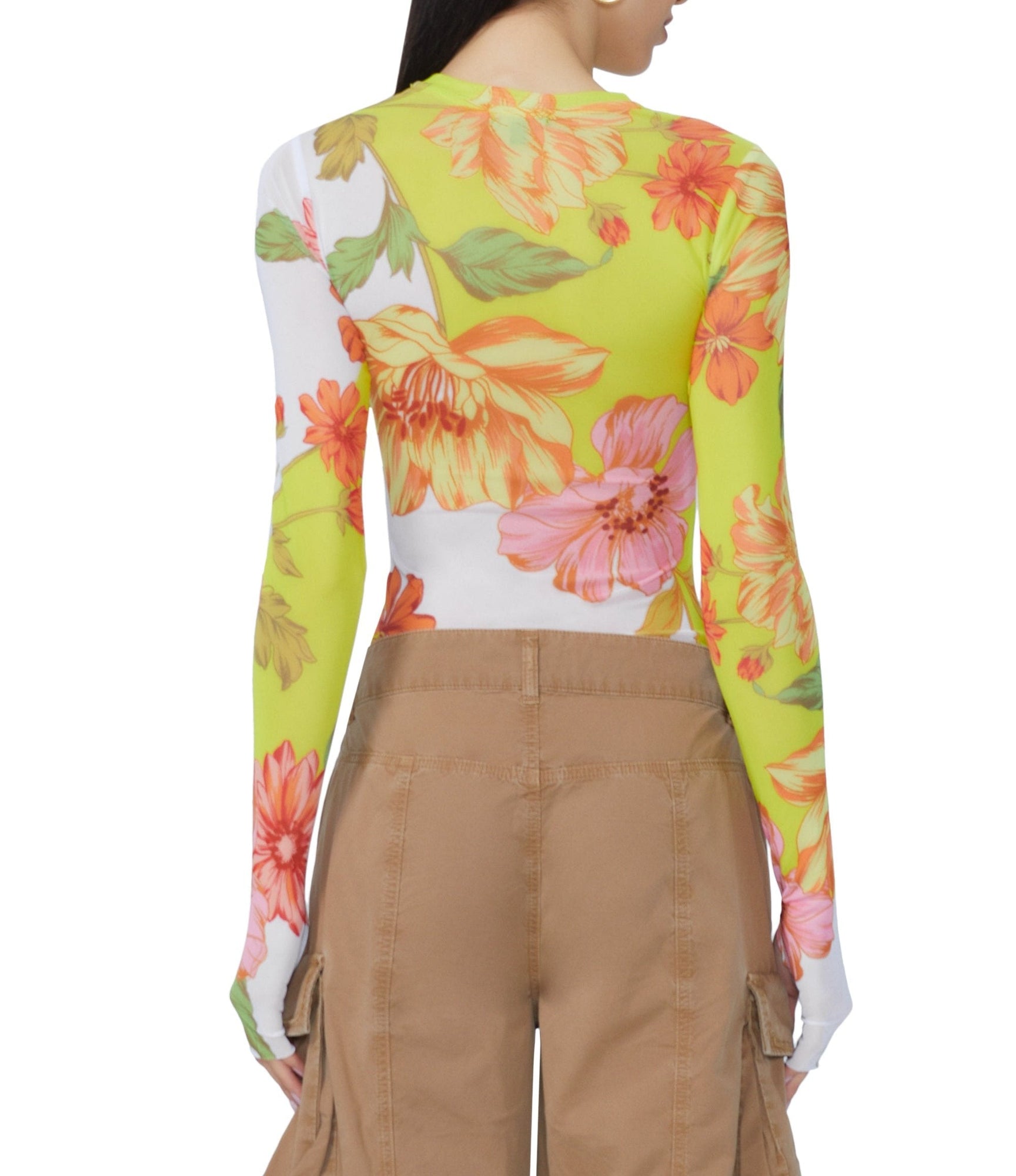 Kaylee Top | Color Block Floral