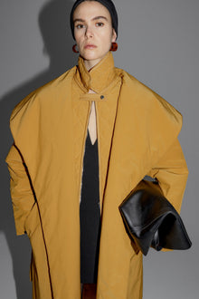 Another Tomorrow Wrap Puffer in Goldenrod – Cotton Women's Outerwear
