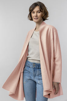 Womens | Swing Coat | Pink Carnation