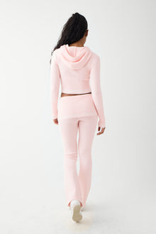 Aimee cloud knit pant rose bud pink