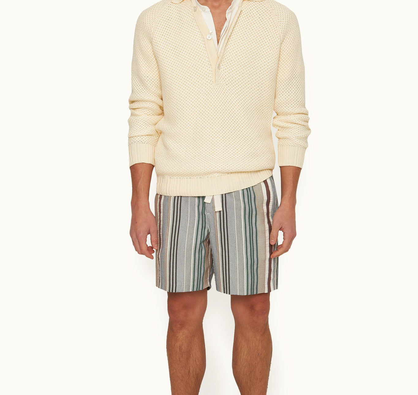 Alex Relaxed Fit Canvas Drawcord Shorts | Multi