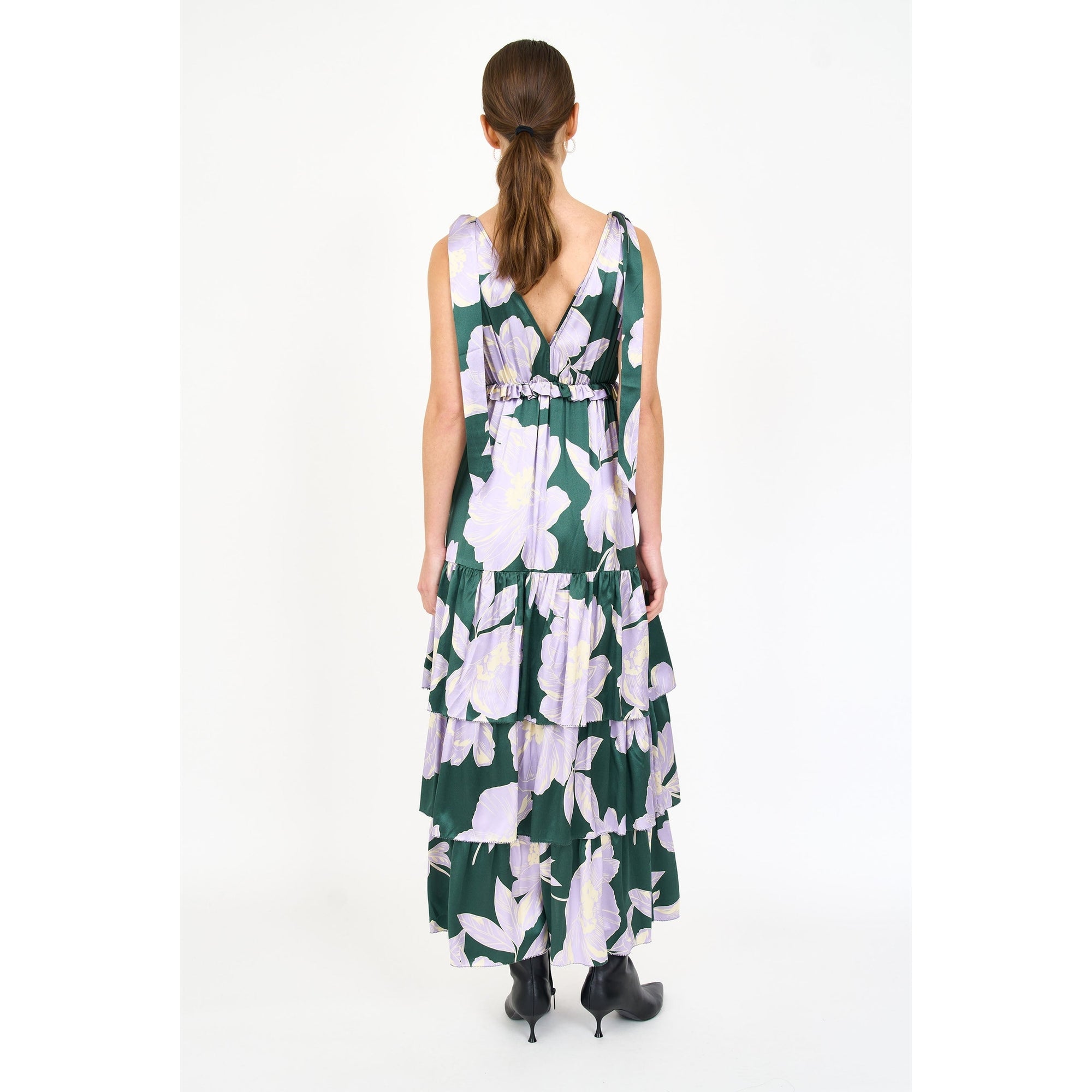 Alexa Dress | Green Blossom