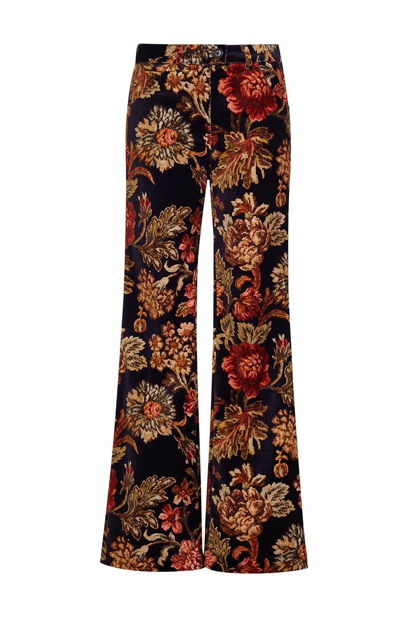 Alfie Pants | Black Flora Castle